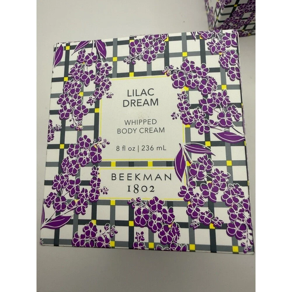 Beekman 1802 Lilac Dream Whipped Body Cream 8 oz – NEW Sealed – 2 Pack